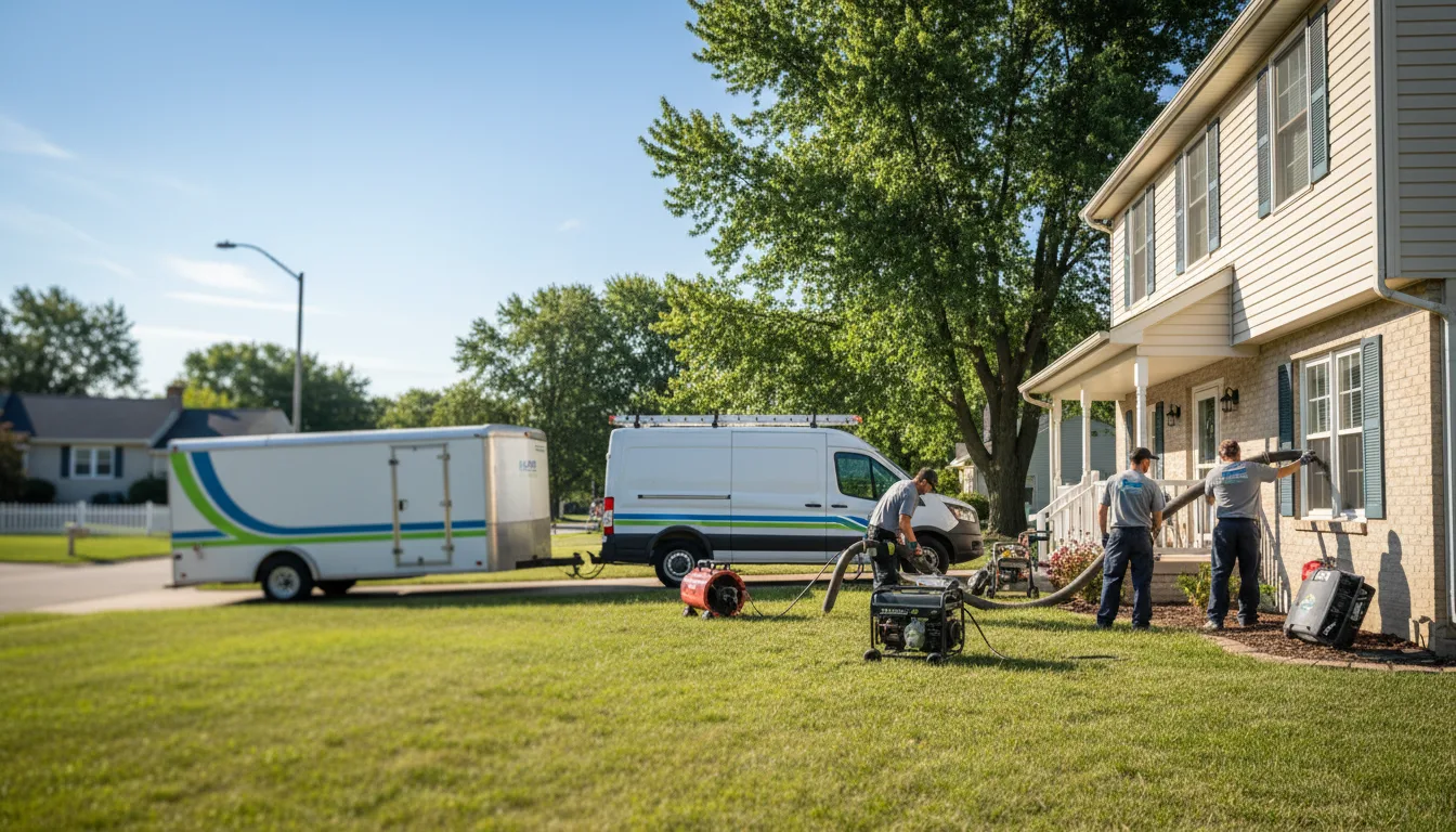Flooded Basement Restoration And Cleanup With Repair in Pope Army Airfield, NC near me